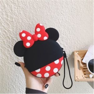 Minnie mouse silicone wristlet